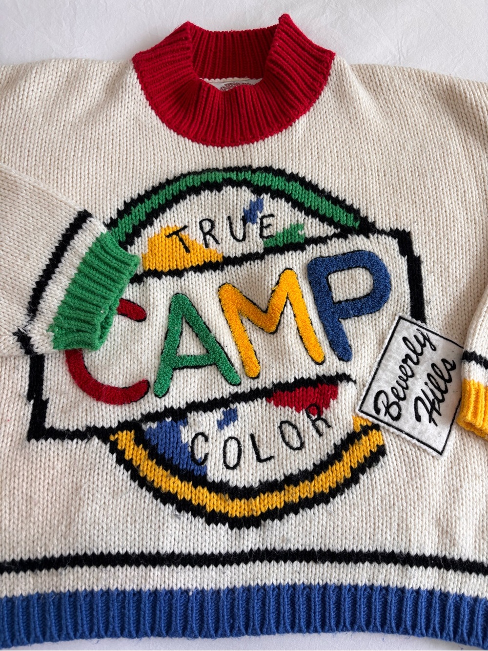 Vintage 1980s Camp Beverly Hills Sweater